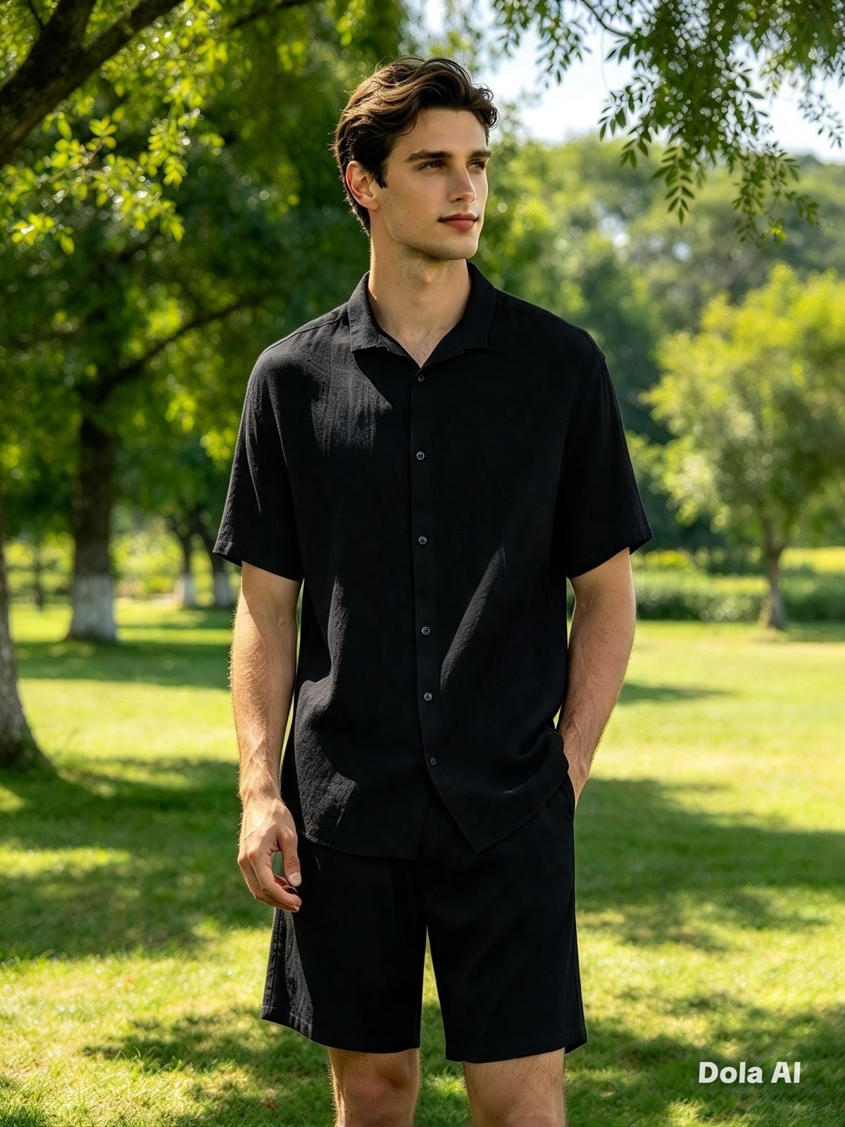 Conjunto Hombre en Lino - Imagen 5