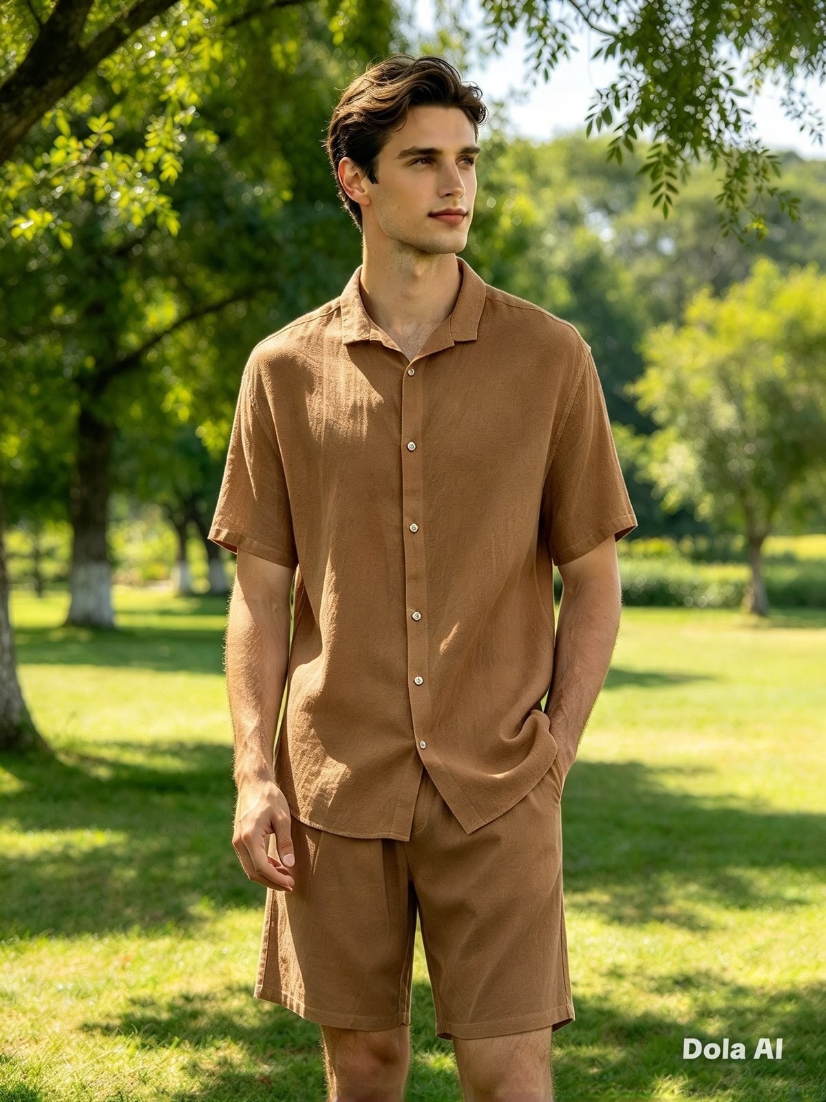 Conjunto Hombre en Lino - Imagen 6