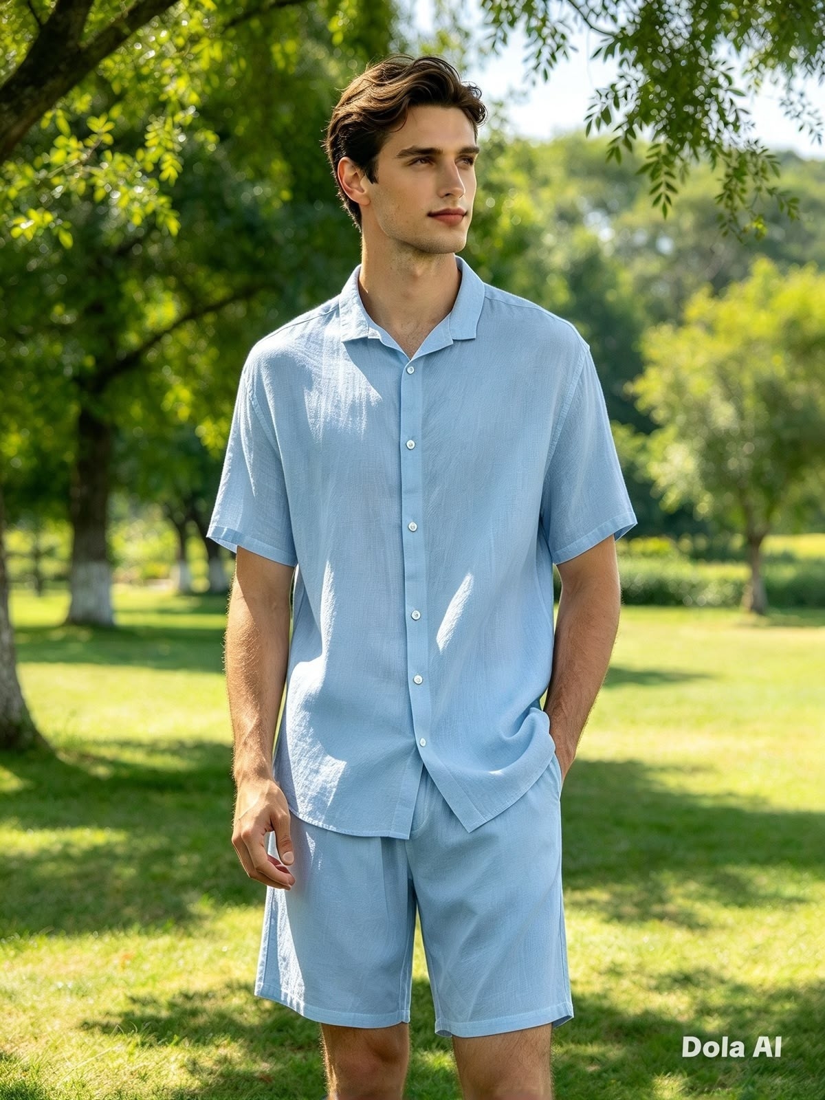 Conjunto Hombre en Lino - Imagen 7
