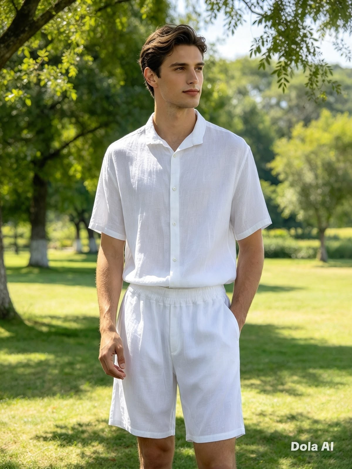 Conjunto Hombre en Lino - Imagen 8