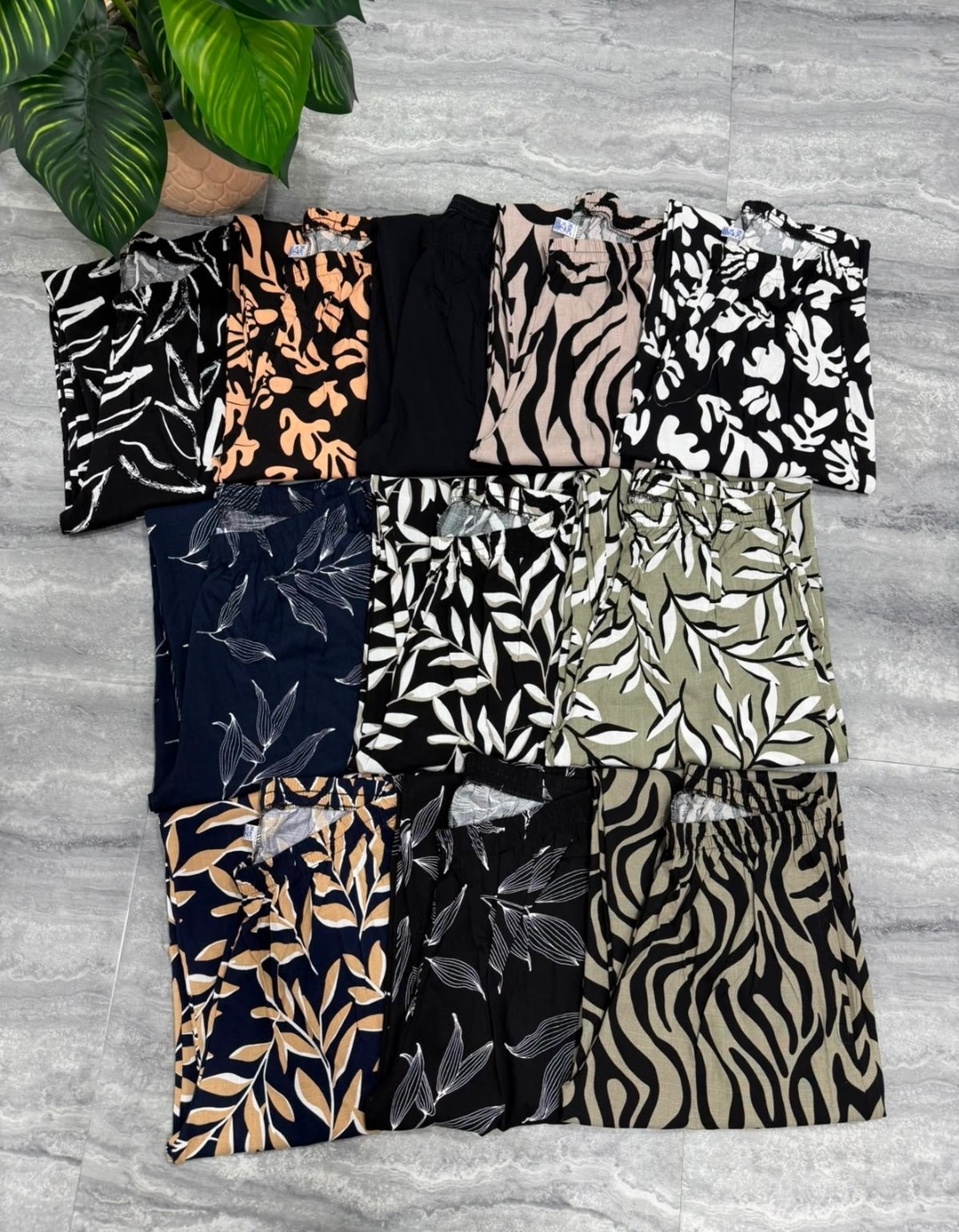 Pantalon de Lino Estampado - Imagen 2