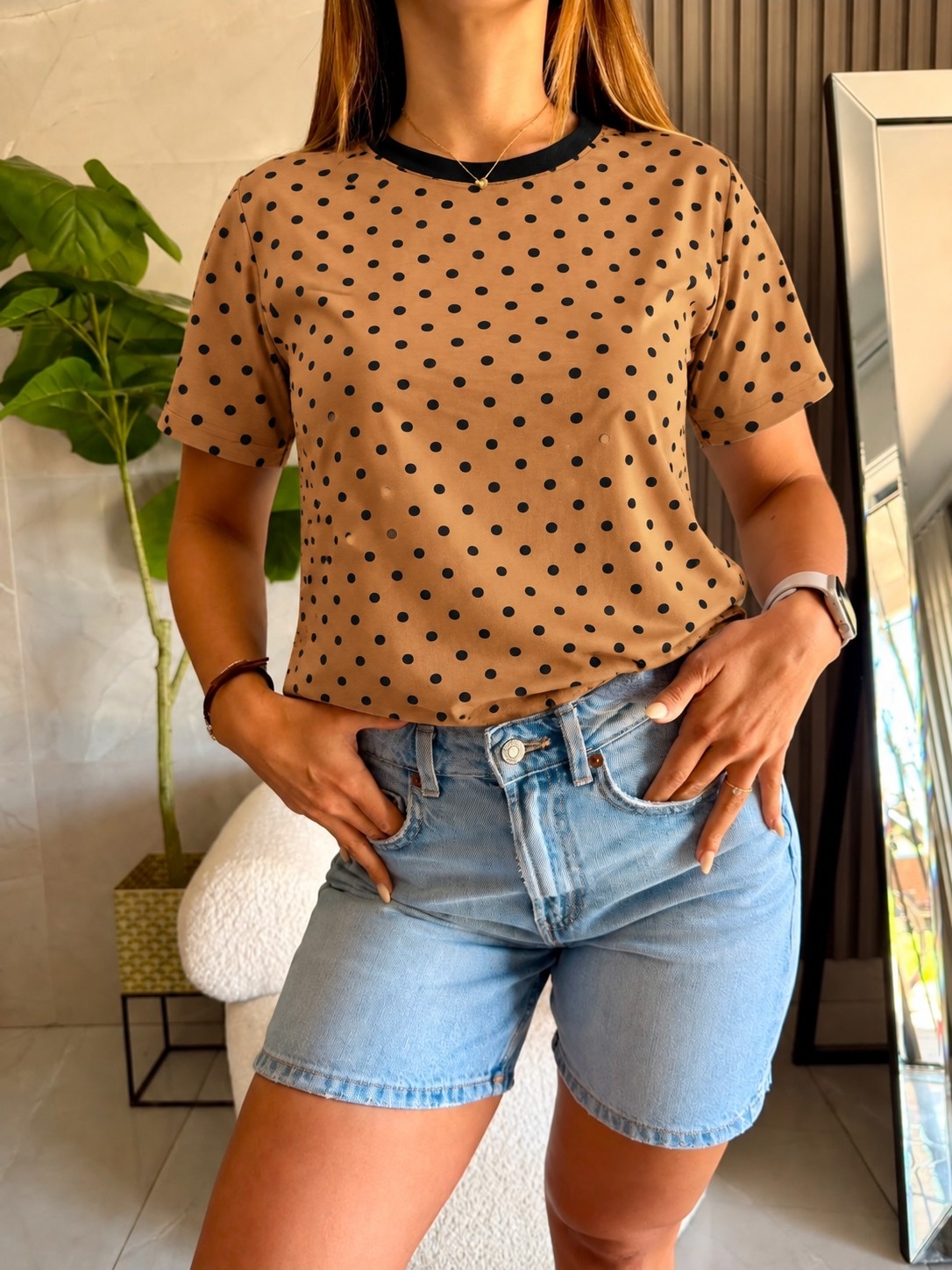 Remera Lunares Combinada - Imagen 5