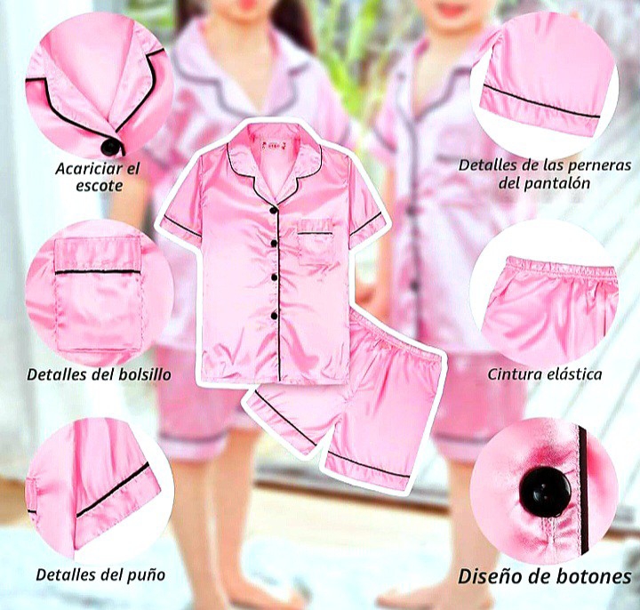 Oferta Pijamas Saten para Nena - Imagen 2