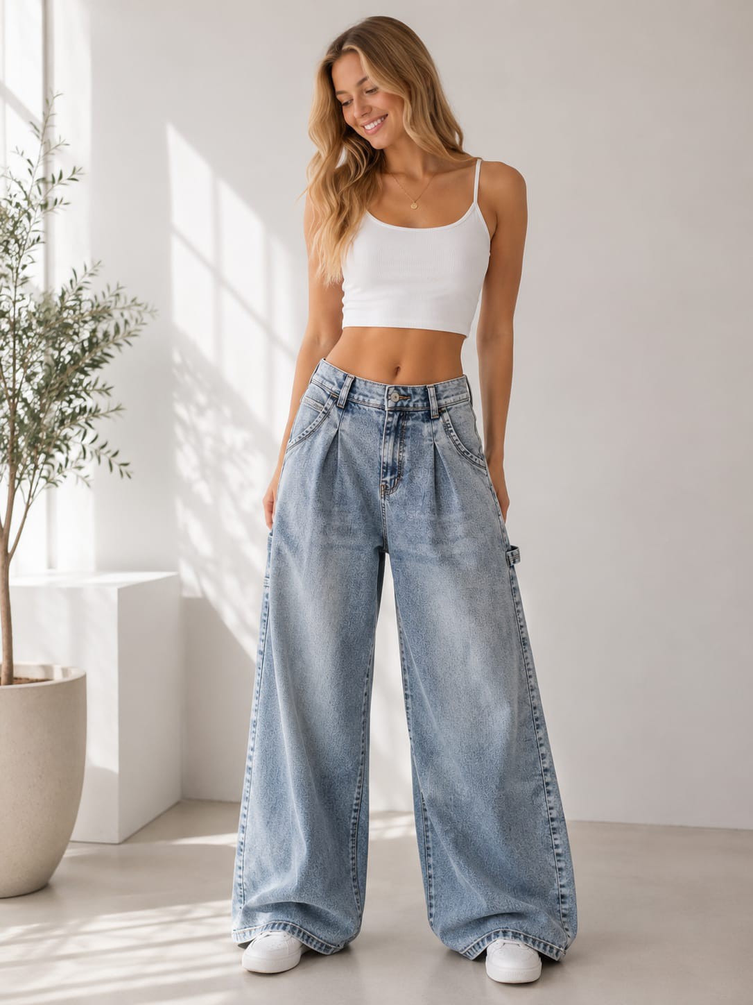 Wide Leg Tiro Medio - Imagen 2