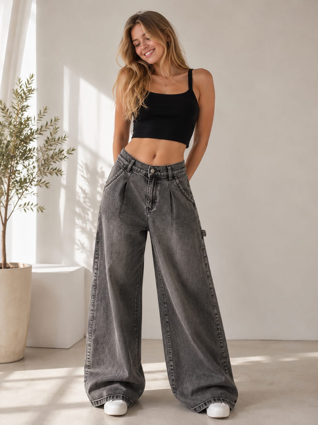 Wide Leg Tiro Medio - Imagen 3