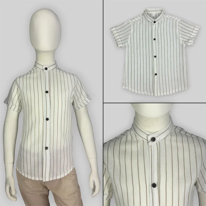 Camisa Cuello Cubano Niño