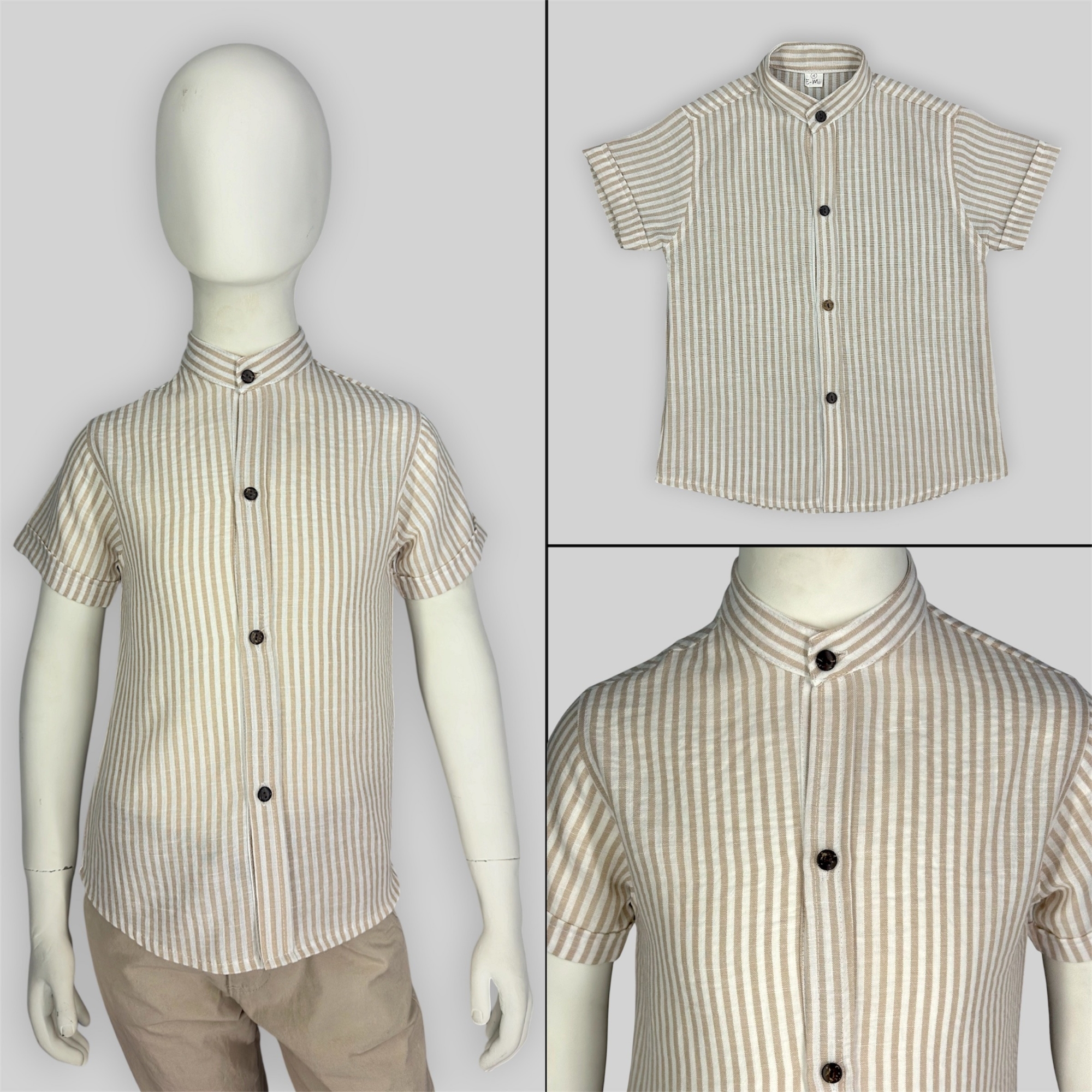 Camisa Cuello Cubano Niño - Imagen 2