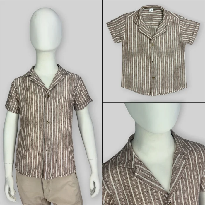 Camisa Cuello Cubano Niño
