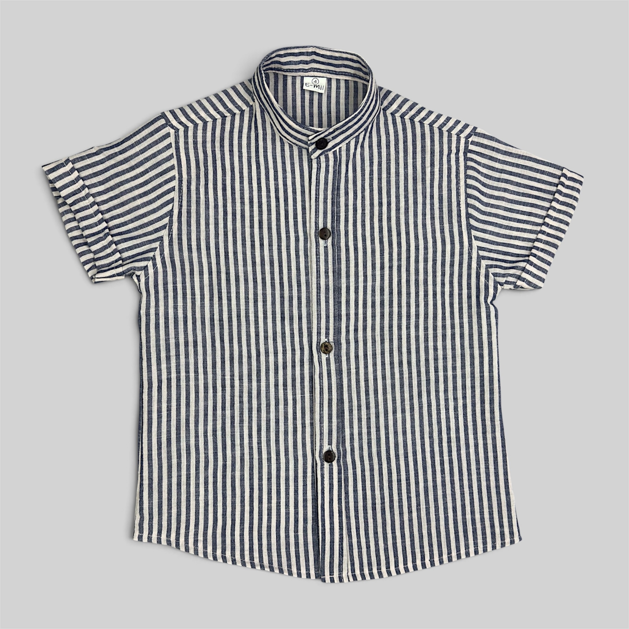 Camisa Cuello Mao Niño - Imagen 3