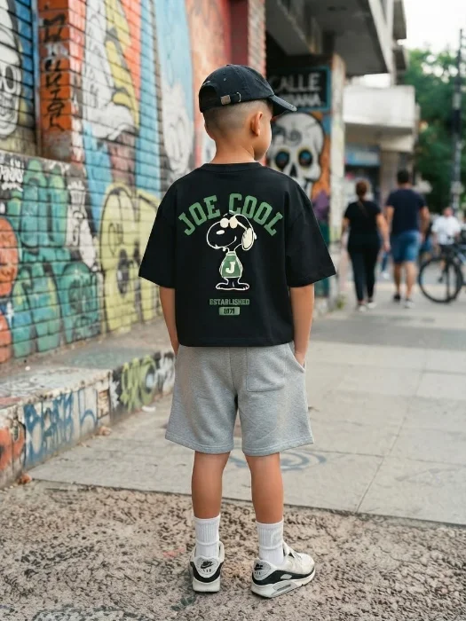Remera Boxy Fit Niño