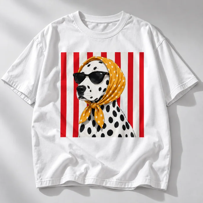 Remera Oversize "dalmata" Niños