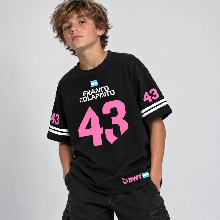 Remera Oversize "43 Colapinto" Niños