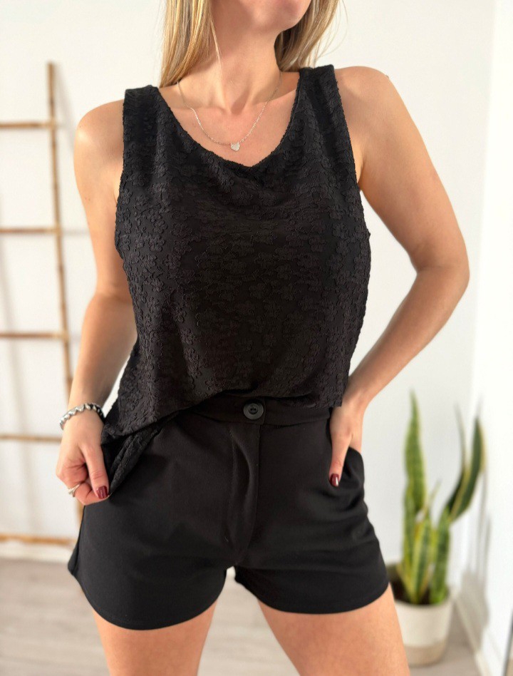 Musculosa Tull Bordado - Imagen 6