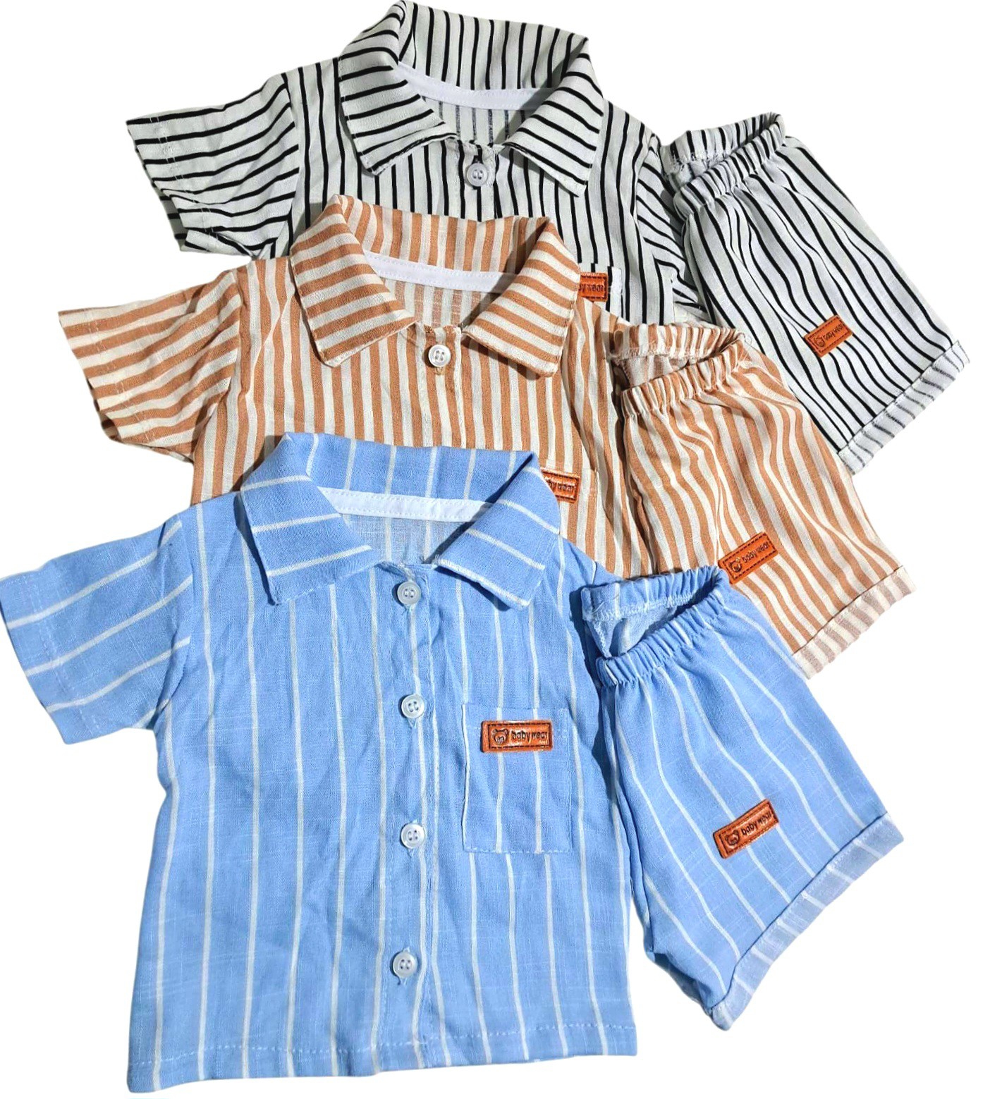 Conjunto Camisa Lino Rayado - Imagen 2