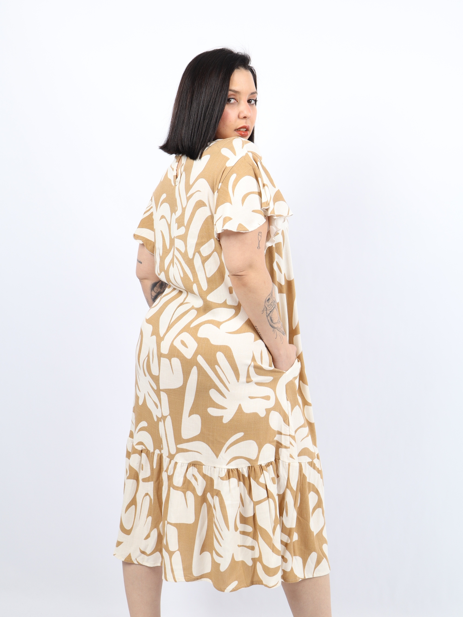 Vestidos Estampados de Lino. - Imagen 2