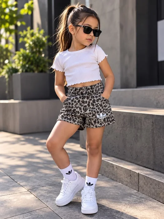 Short Jean Print (se Trae con Pedido X Curva)