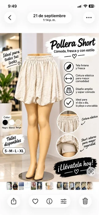 Short Pollera