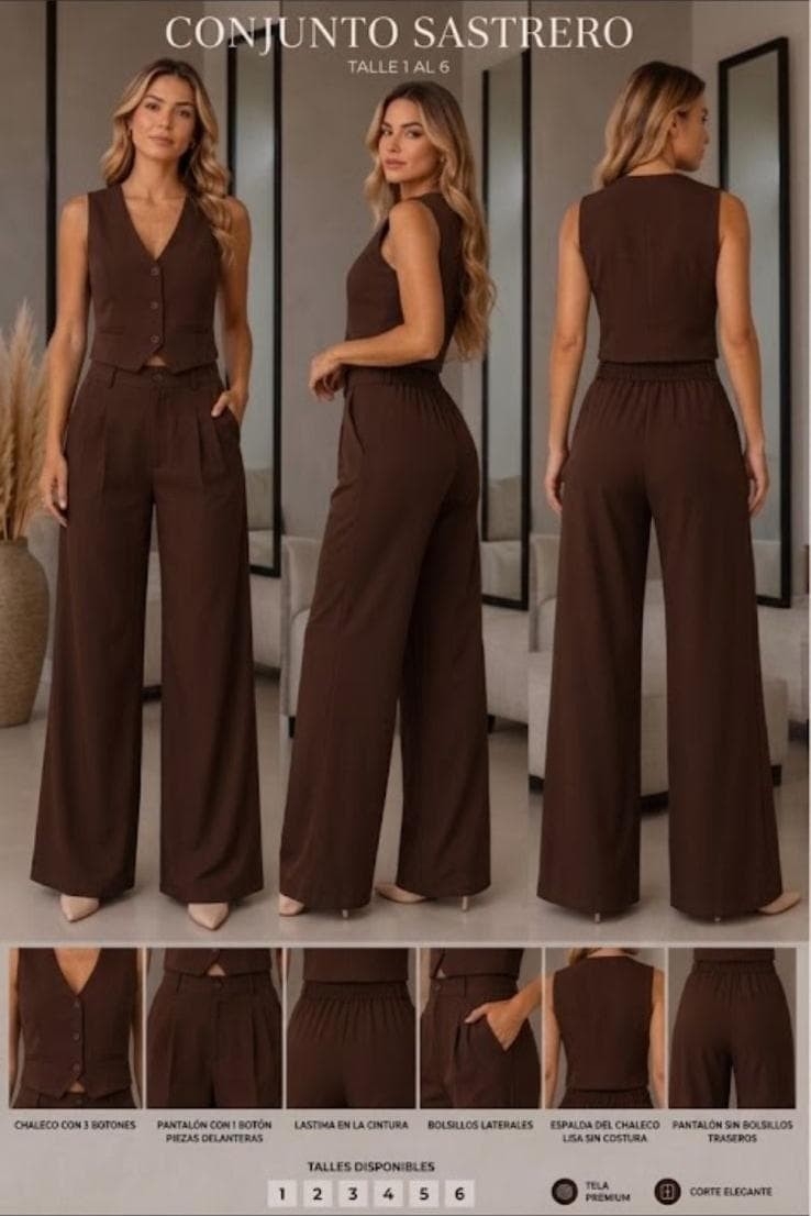 Conjunto Sastreros Rallados - Imagen 3