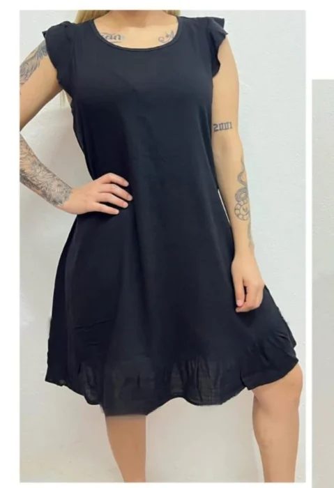 Vestidos de Lino Elastizado (vienen con Bolsillos al Costado)