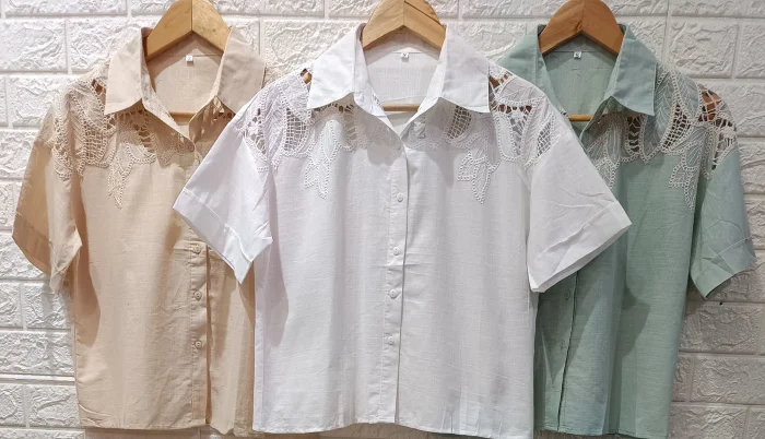 Camisa Over Sise Bordada