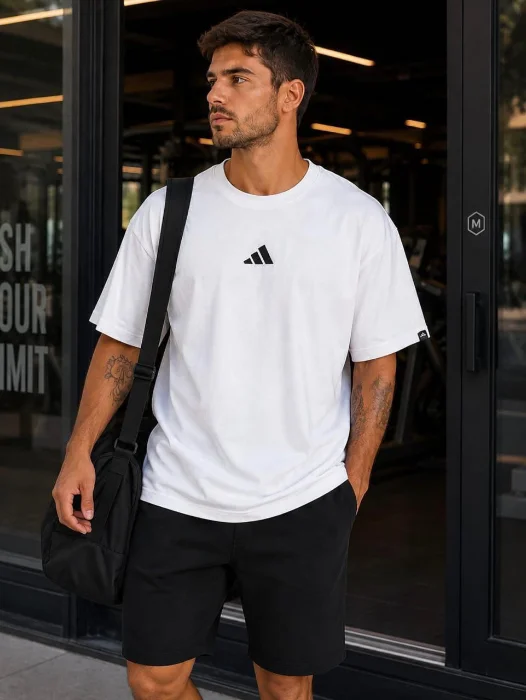 Remera Overside Adi Unisex Bordada