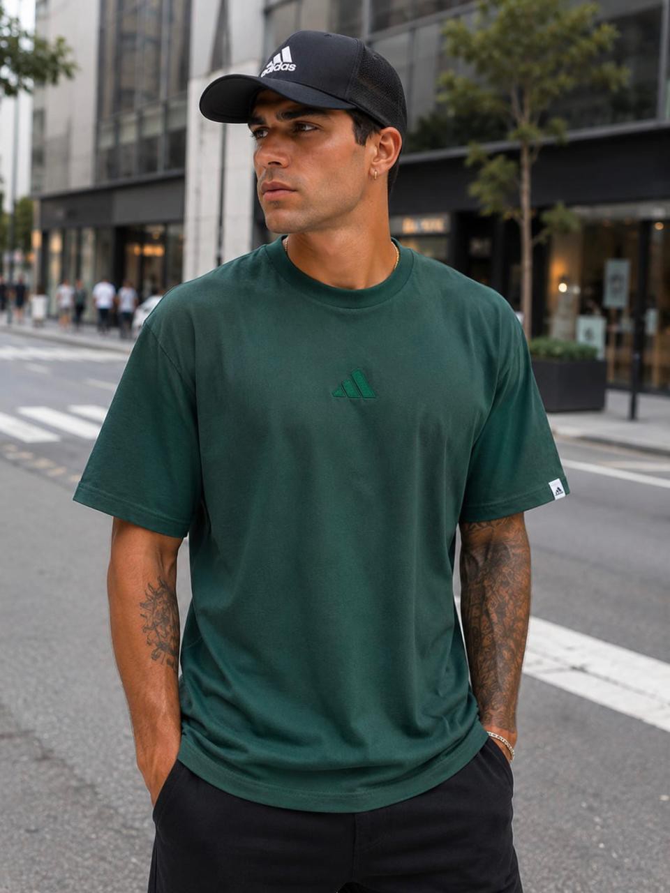 Remera Overside Adi Unisex Bordada - Imagen 3