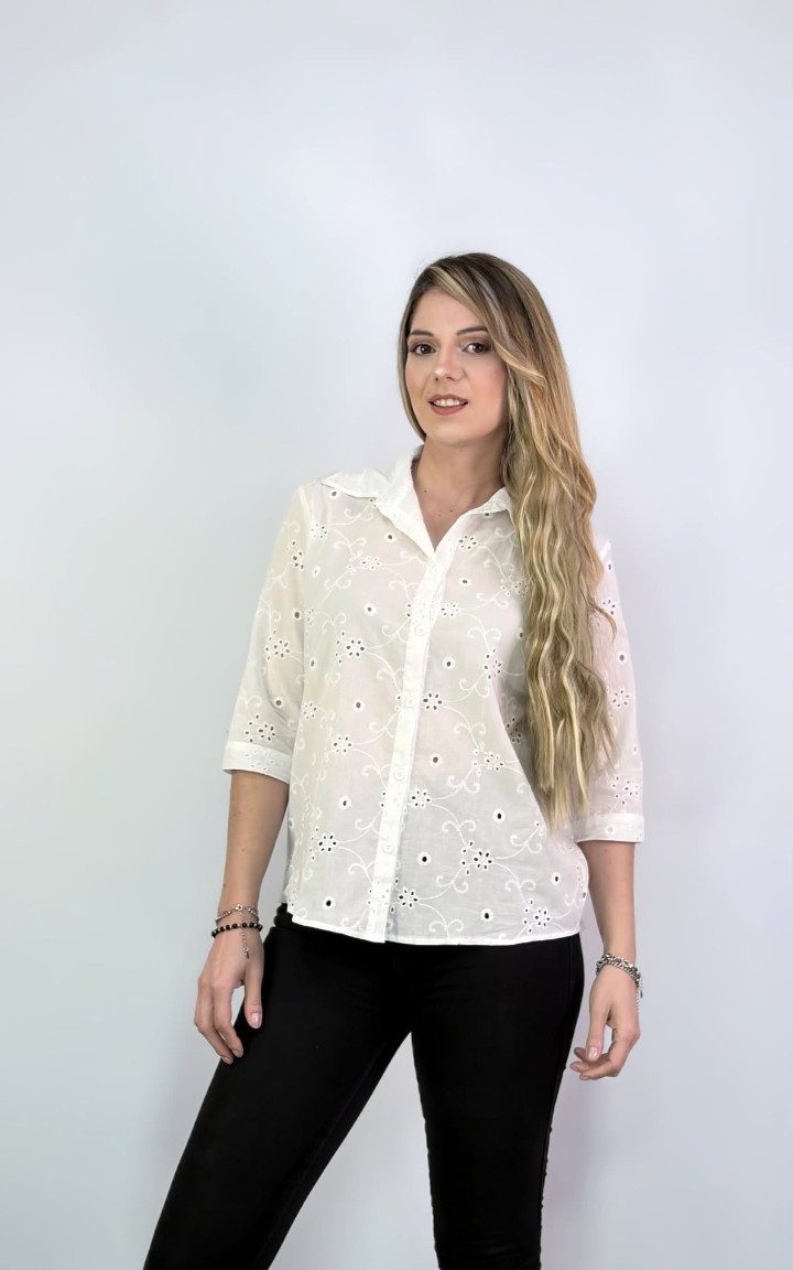 Camisa Brodery Plano - Imagen 2