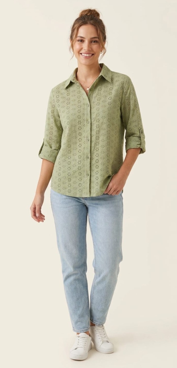 Camisa Brodery Plano - Imagen 5