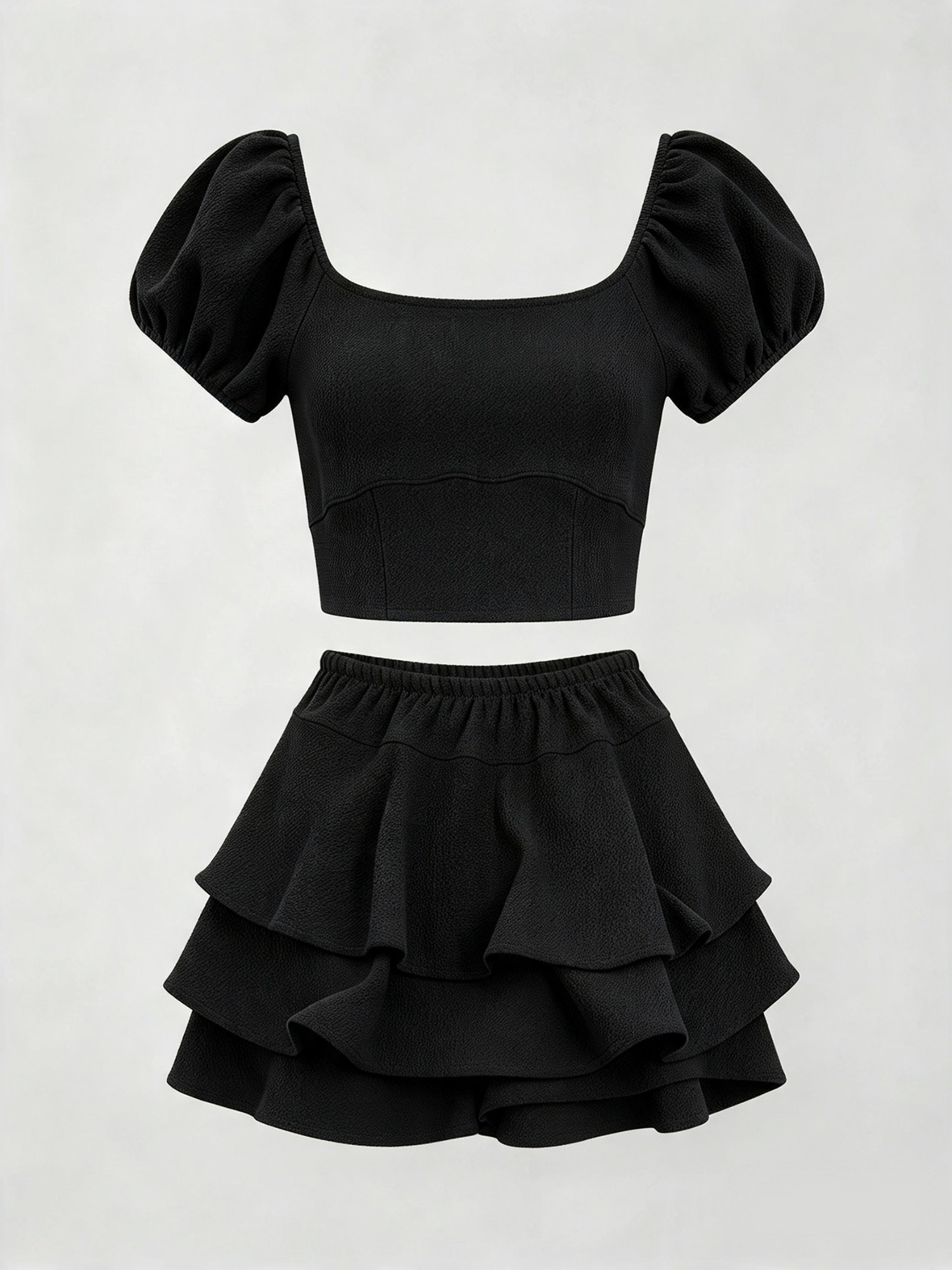 Conjunto de Dama,falda Short y Su Blusa - Imagen 2