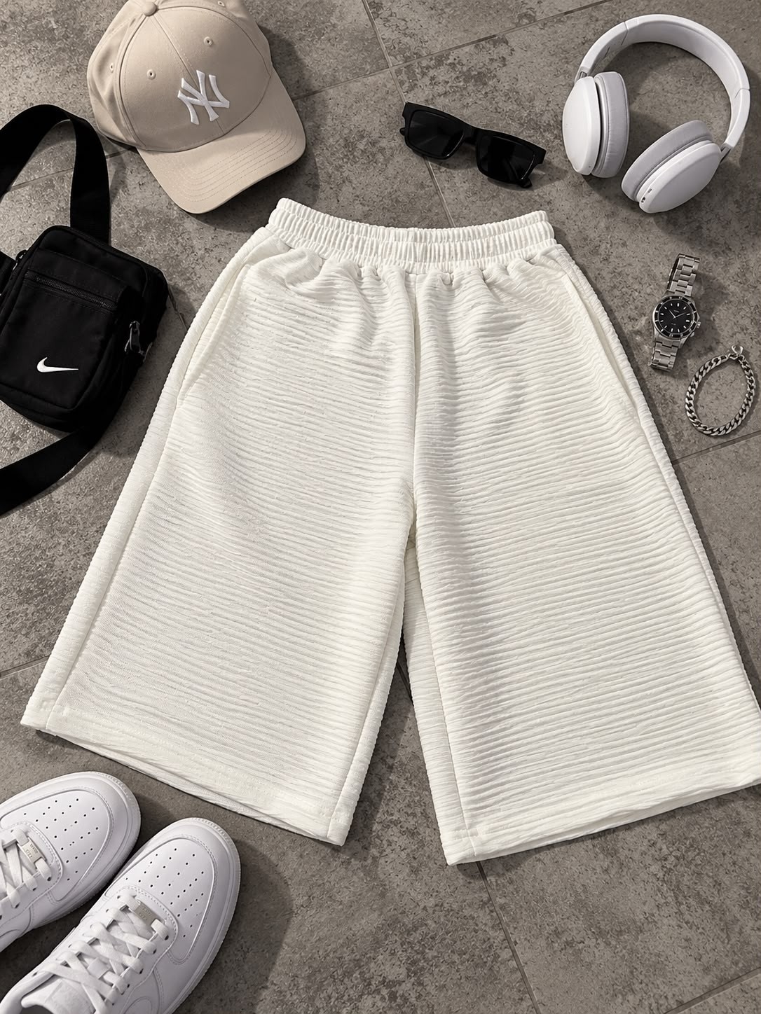 Bermudas Baggy Tela Hawai - Imagen 2
