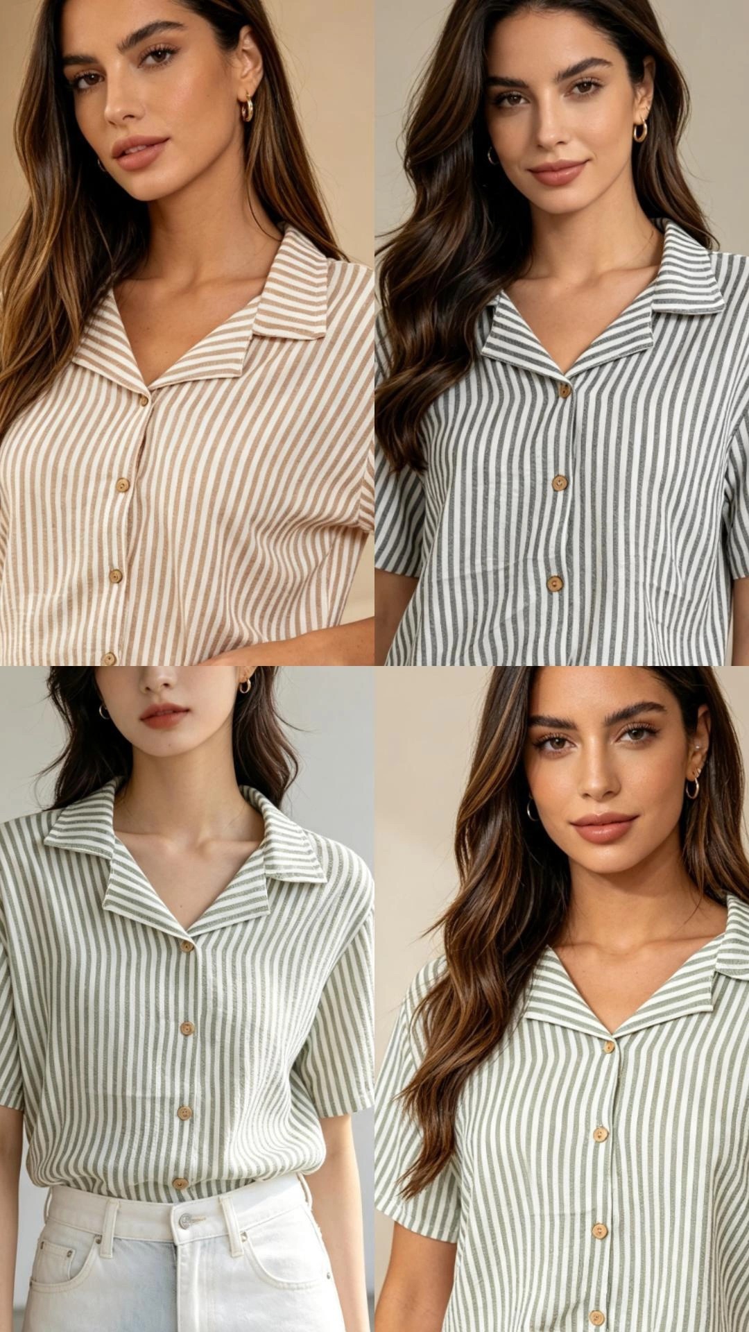 Camisa Rayas de Mujer - Imagen 2