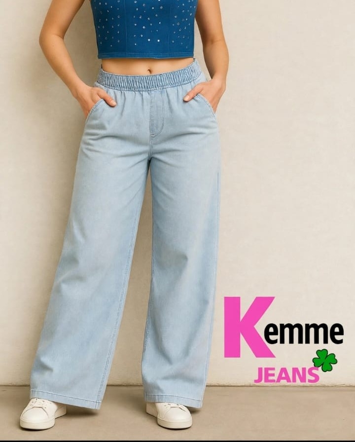 Palazo Elastizado Jeans - Imagen 2