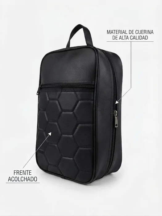 Botinero de Cuerina Frente Pelotita