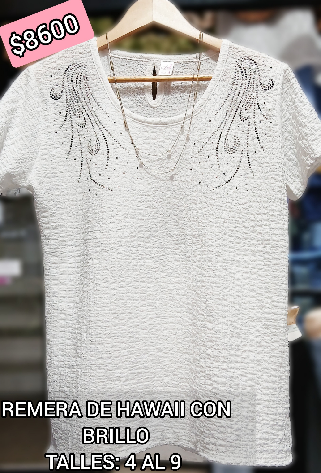 Remera de Hawaii con Brillo - Imagen 3