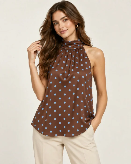"blusa para Atar Mily Lunares"
