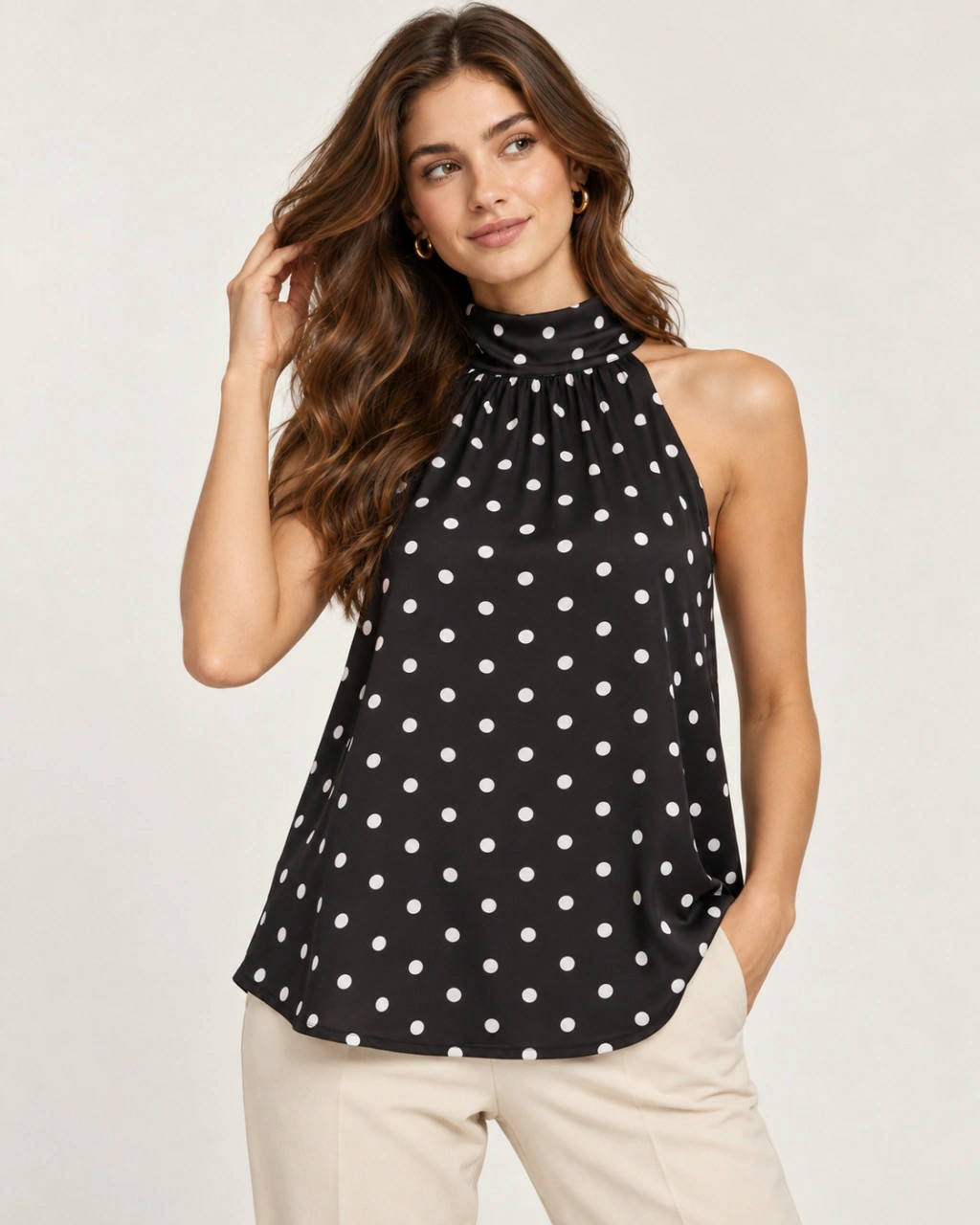 "blusa para Atar Mily Lunares" - Imagen 3