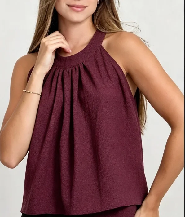 Blusa Cuello Halter