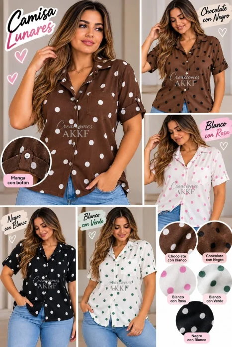 Camisa Lino Manga 3/4