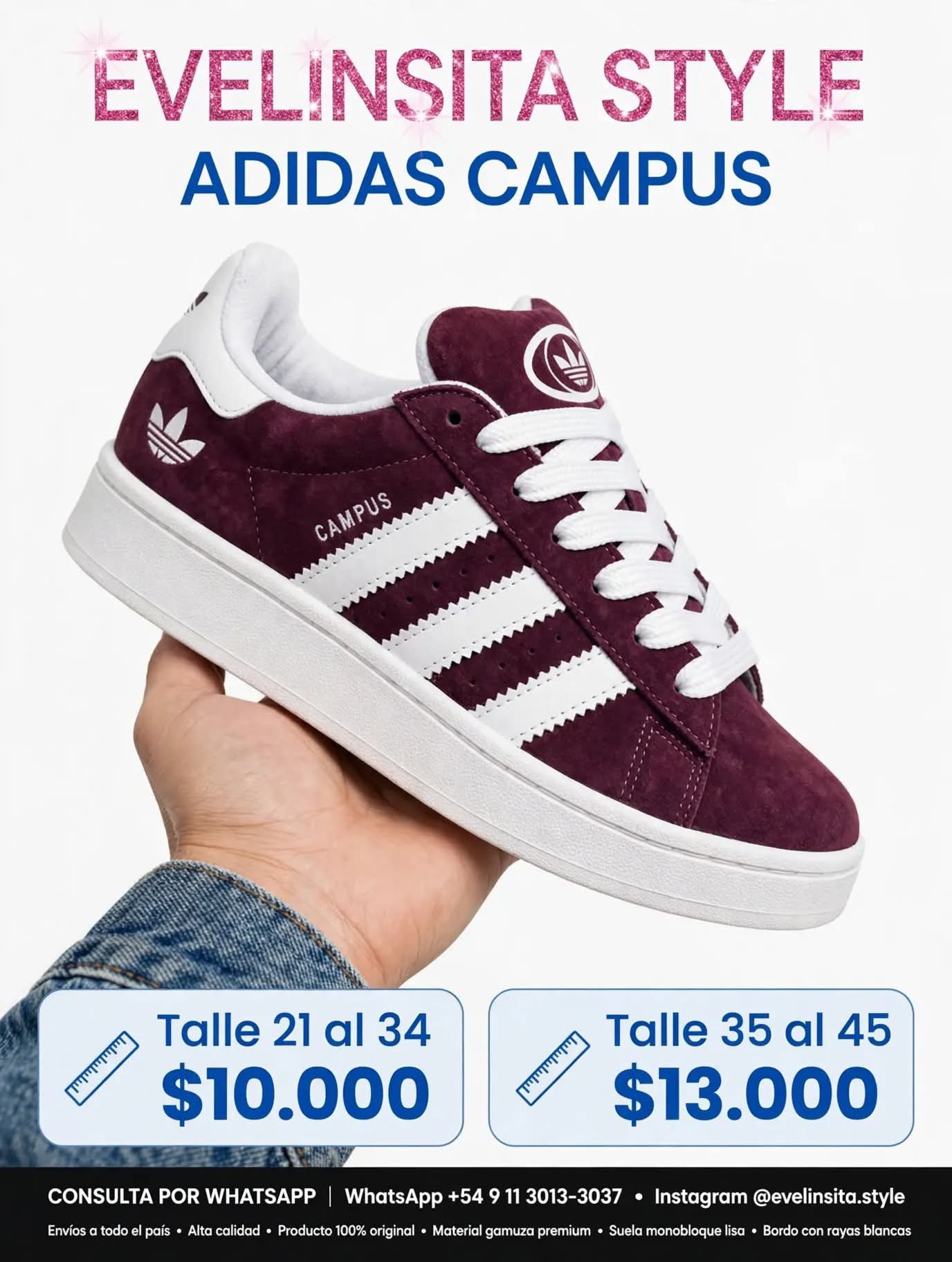 Zapatillas A.didas Ca.mpus - Imagen 2