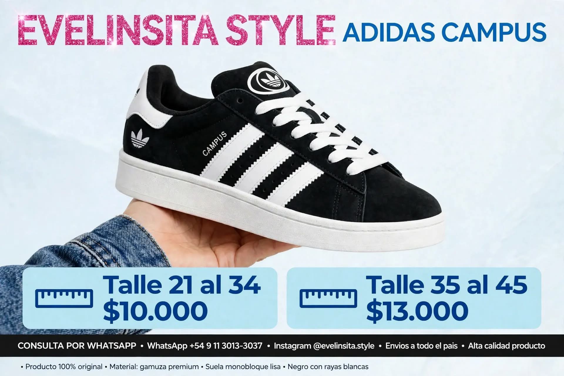 Zapatillas A.didas Ca.mpus - Imagen 3
