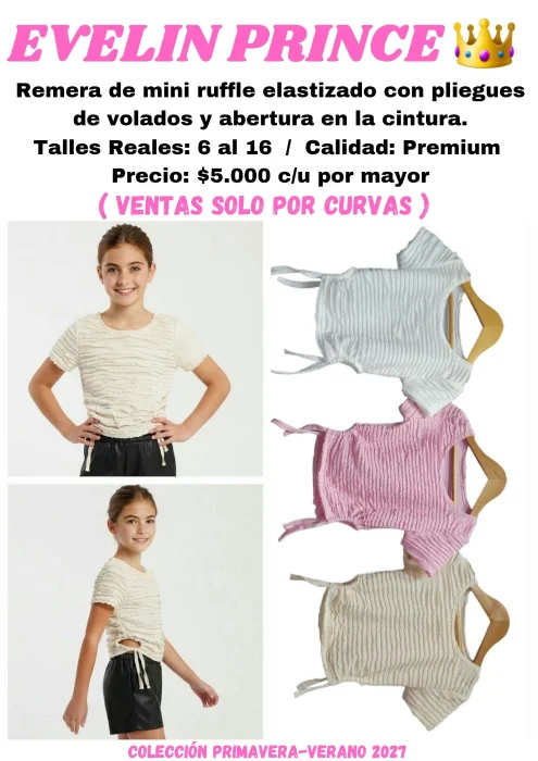 Remera con Abertura y Lazo