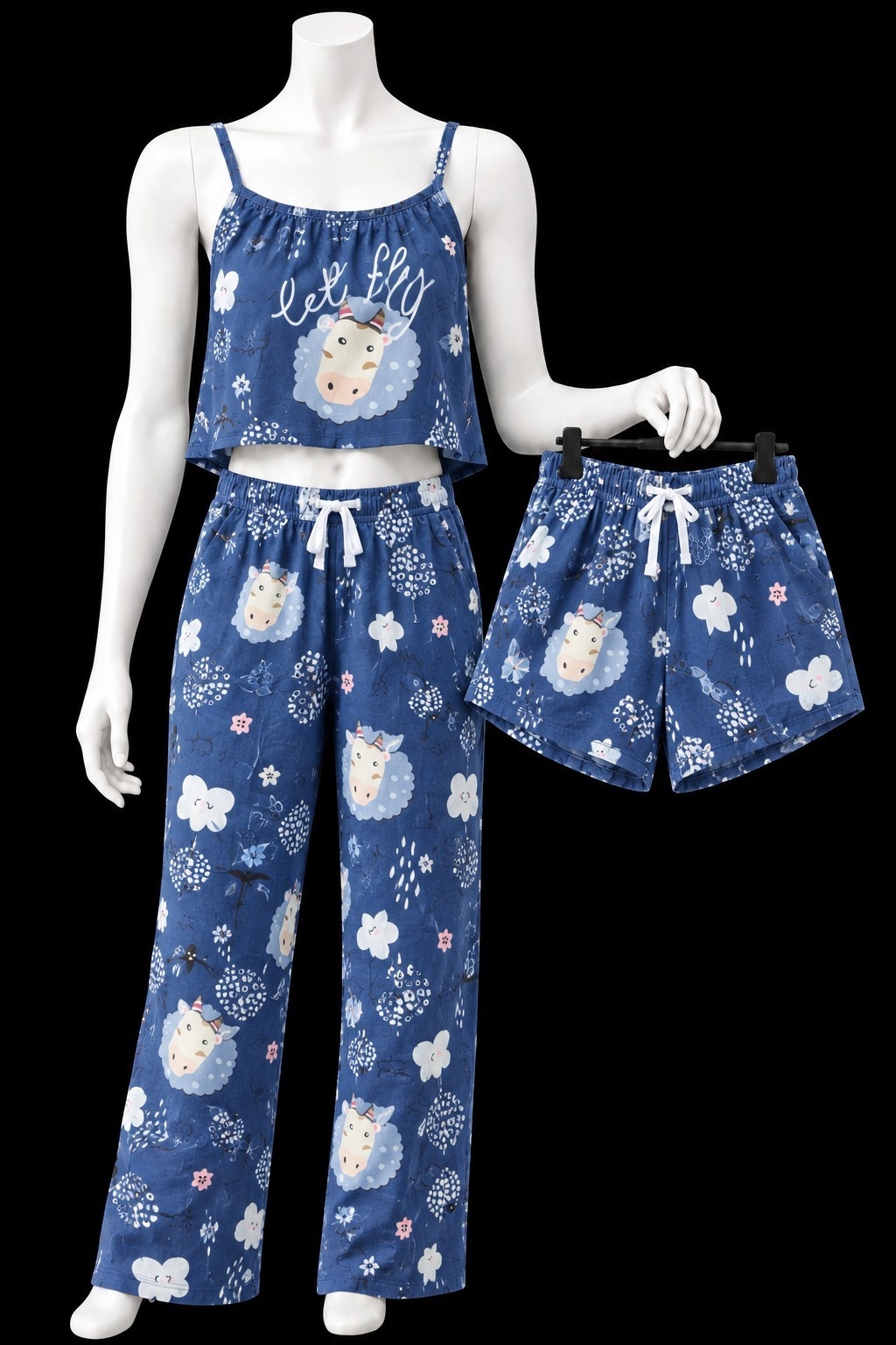 Pijamas con Top de 3 Piezas - Imagen 2
