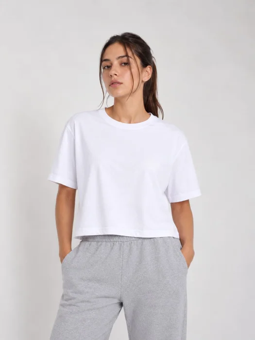 Remera Oversize Boxy de Dama de Algodón