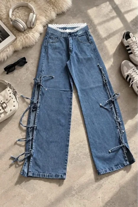 Wide Leg con Brodery del 36 al 44