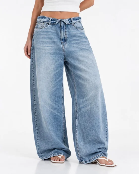 Baggy Celeste sin Boton