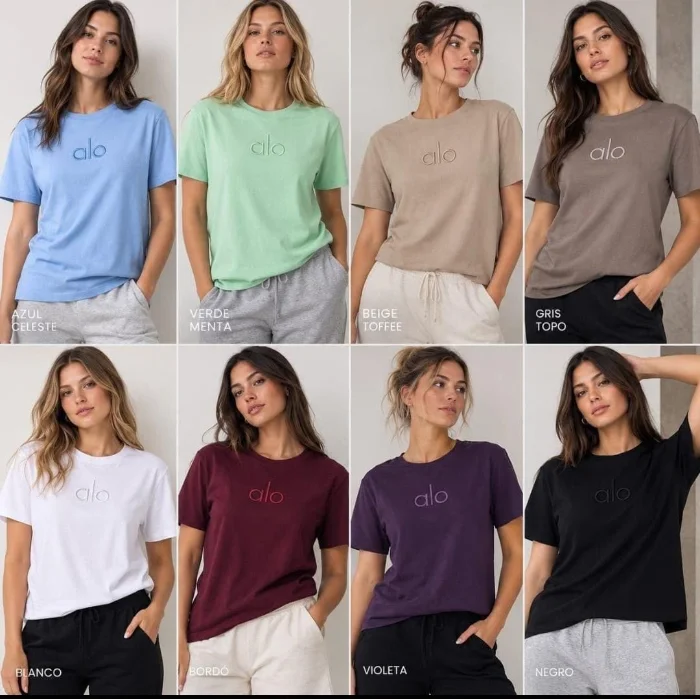 Remeras Bordadas Al0 del 2 al 6