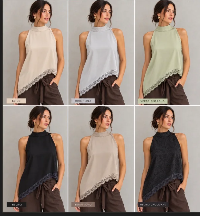 Musculosa con Puntilla