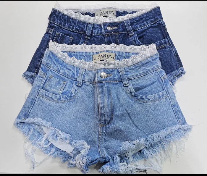 Short Playero con Puntilla Nenas
