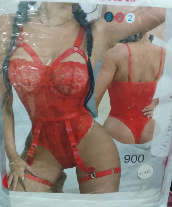 Body con Liguero de Pierna