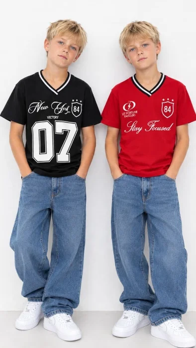 Remera de Nene Cuello Tejido 07